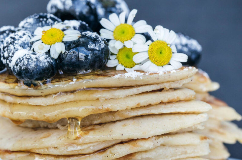 Blueberry Buttermilk Pancakes 2 heather barnes F2dR5APlxX4 unsplash scaled 1