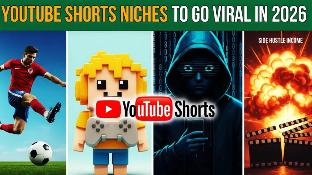 5 YouTube Shorts Niches to Go Viral in 2026 FAST 3 YouTube Shorts Niches
